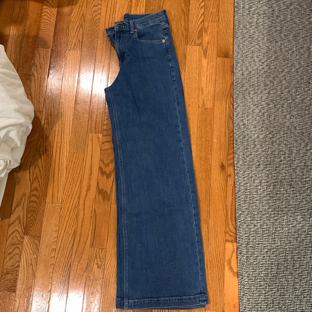 Gap wide leg high rise jeans